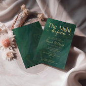 ウォーターコロ結婚グリーンのリハーサル 招待状