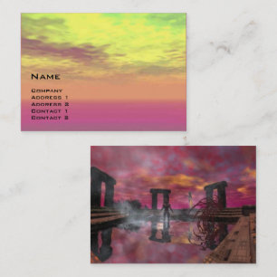 ウォーターサイエンスフィクションの寺院 名刺