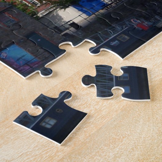 ウォーターサイカラフルドハウシズブリストルハーバーサイド ジグソーパズル (側面)