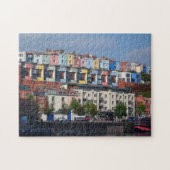 ウォーターサイカラフルドハウシズブリストルハーバーサイド ジグソーパズル (横)