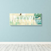 ウォーターサイドロッジ キャンバスプリント (インサイチュ (ウッドフロア))