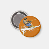 ウォータースカイア – 青 マグネット (正面/裏面)