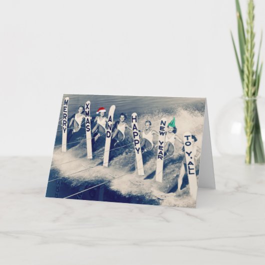 ウォータースキエが休暇応援を！ シーズンカード (正面)