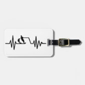 ウォータースキーの頻度 ラゲッジタグ (正面横)