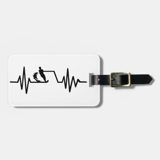 ウォータースキーの頻度 ラゲッジタグ (正面横)