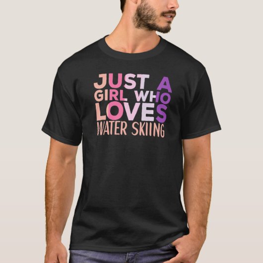 ウォータースキーアパレルスポーツウォータースキー女性用 Tシャツ (正面)