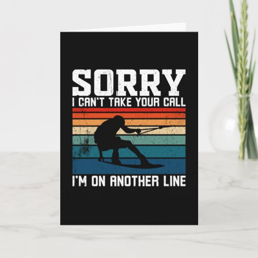 ウォータースキーウォータースカイアサンセット カード (正面)