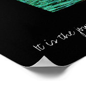 ウォータースキースプレー – それは旅だ….. -カスタマイズ. ポスター (角)