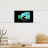 ウォータースキースプレー – それは旅だ….. -カスタマイズ. ポスター (キッチン)