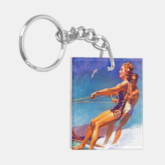 ウォータースキーヤーバイマックレランドバークレイ キーホルダー (正面左)