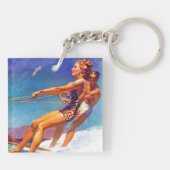 ウォータースキーヤーバイマックレランドバークレイ キーホルダー (裏面)