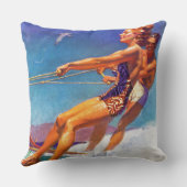 ウォータースキーヤーバイマックレランドバークレイ クッション (裏面)