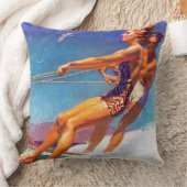 ウォータースキーヤーバイマックレランドバークレイ クッション (ブランケット)