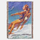 ウォータースキーヤーバイマックレランドバークレイ スローブランケット (正面縦)