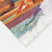 ウォータースキーヤーバイマックレランドバークレイ フリースブランケット (角)