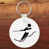 ウォータースキーヤー – ウォータースキー キーホルダー (正面)