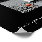 ウォータースキー – それは旅ではなく… カスタマイズ - ポスター (角)