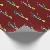 ウォータースキー ラッピングペーパー (角)