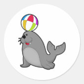 ウォータースポーツで水球を使用してシール ラウンドシール (正面)