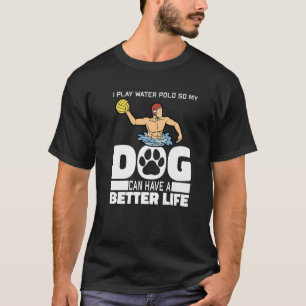 ウォータースポーツドッグプレーヤーウォータートポロウォーターポロ Tシャツ