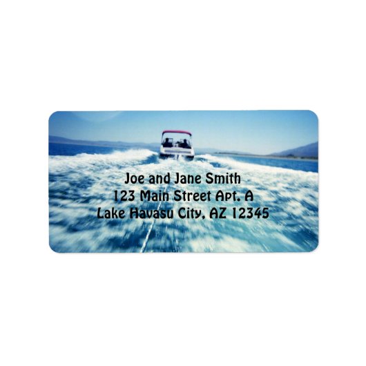 ウォータースポーツラベル ラベル (正面)