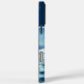 ウォータースポーツ縦型モノグラムのフォトネイビーブルー Case-Mate iPhoneケース (裏面 / 右)