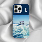 ウォータースポーツ縦型モノグラムのフォトネイビーブルー Case-Mate iPhoneケース