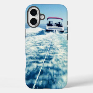 ウォータースポーツ スピードボート アクション 縦写真 iPhone 16 PLUSケース