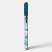 ウォータースポーツ 縦位置 写真 モノグラム オーシャンブルー Case-Mate iPhoneケース (裏面 / 左)