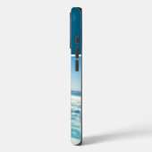 ウォータースポーツ 縦位置 写真 モノグラム オーシャンブルー Case-Mate iPhoneケース (裏面 / 左)