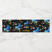 ウォータースライドキッズサマースプラッシュ誕生日 ペットボトルラベル (シングルラベル)