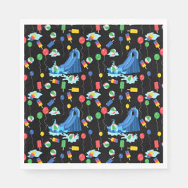 ウォータースライドキッズサマーボーイガールおもしろい スタンダードランチョンナプキン