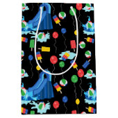 ウォータースライドキッズサマーボーイガールおもしろい ミディアムペーパーバッグ (正面)