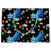 ウォータースライドキッズサマーボーイガールおもしろい ラージペーパーバッグ (正面)