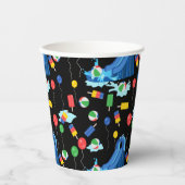 ウォータースライドキッズサマーボーイガールおもしろい 紙コップ (正面)