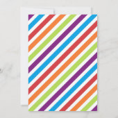 ウォータースライドパーティの招待状サマーバースデーパーティー 招待状 (裏面)