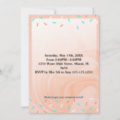 ウォータースライドパーティーの招待状 招待状 (裏面)