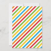 ウォータースライド誕生パーティー 招待状 (裏面)