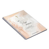 ウォーターズオブライト・オシャリストス祈りの言葉ジャーナル ノートブック (右側)