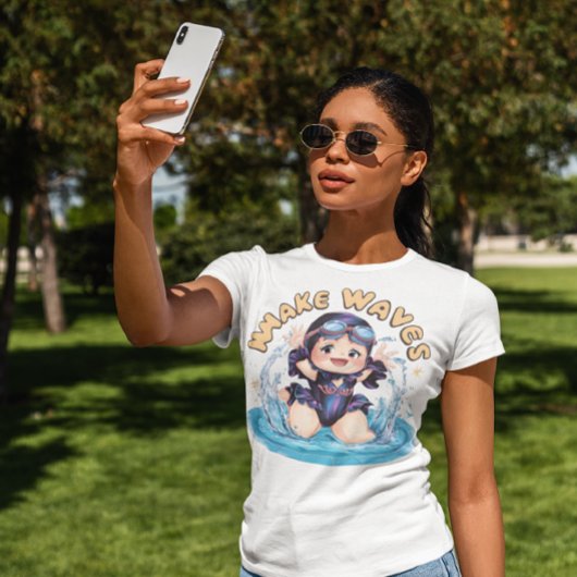 ウォーターズマイハッピープレイスプールガール Tシャツ