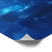 ウォーターズ白熱［赤熱］光を放つ生物発光ビーチ ポスター (角)