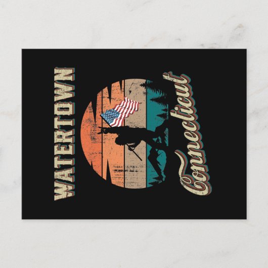 ウォータータウンコネチカット ポストカード (正面)