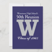 ウォータータウンハイスクールクラス懇親会招待状 招待状 (正面)