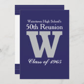 ウォータータウンハイスクールクラス懇親会招待状 招待状 (正面/裏面)