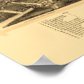 ウォータータウン, NYパノラママップ – 1891 ポスター (角)