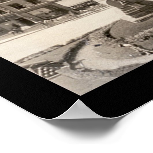 ウォータータウンNYスクエア写真1909 ポスター (角)