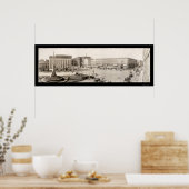 ウォータータウンNYスクエア写真1909 ポスター (キッチン)