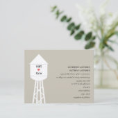 ウォータータワー結婚式招待状 招待状 (スタンド正面)