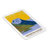 ウォータートングレイシャ国際的ーピースパークヴィンテージ マグネット (右側)