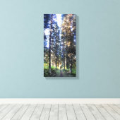 ウォータートンバレートレイル – グレイシャーナショナルパーク キャンバスプリント (インサイチュ (ウッドフロア))